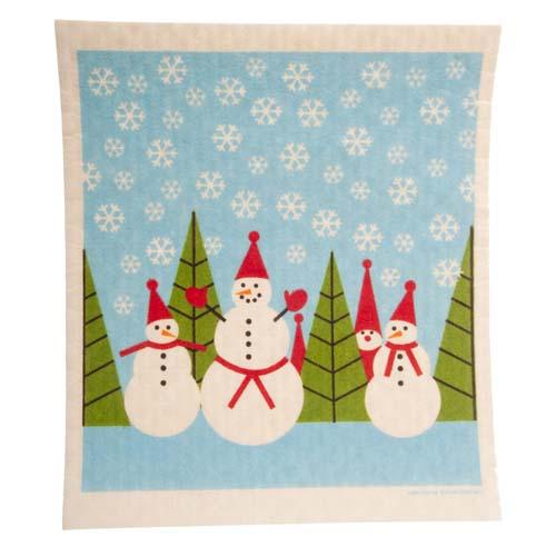 Swedish Dish Towel: Snowmen Tomte