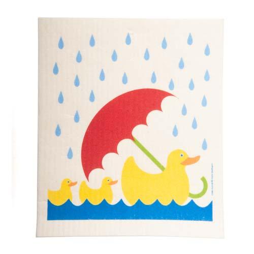 Swedish Dish Towel: Umbrella Duck