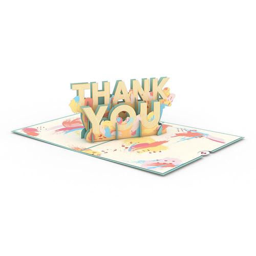 3D Card: Artistic Thank You