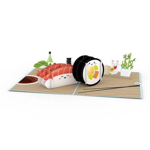 3D Card: Sushi