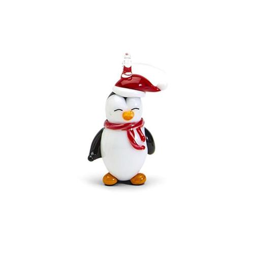 Glass Ornament: Penguin