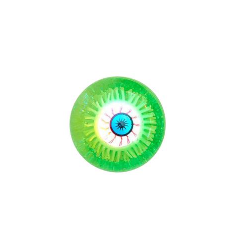 Light Up Eyeball Bouncing Ball: Green