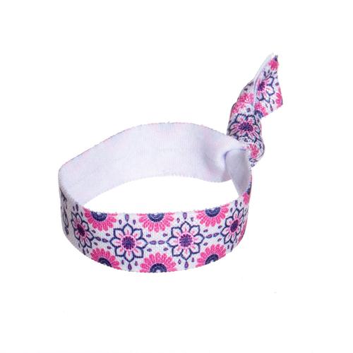 Simbi Hair-Bracelet: Daisy Pink