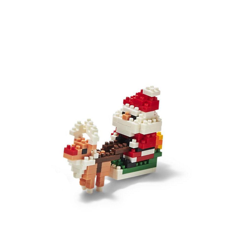  Festive Friends Building Block Set : Santa & Sleigh