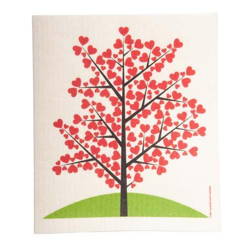 Swedish Dish Towel: Heart Tree