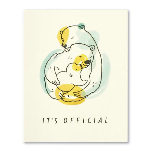 Baby Card: It's Official.