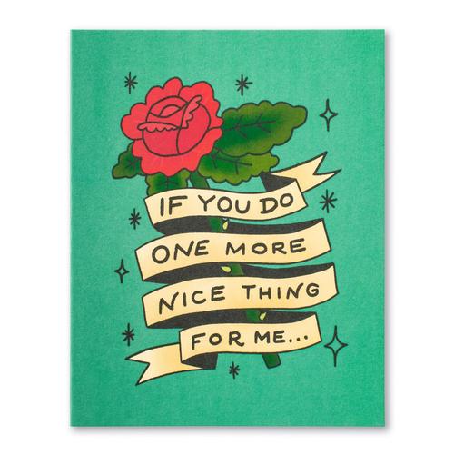 Thank You Card: One More Nice Thing