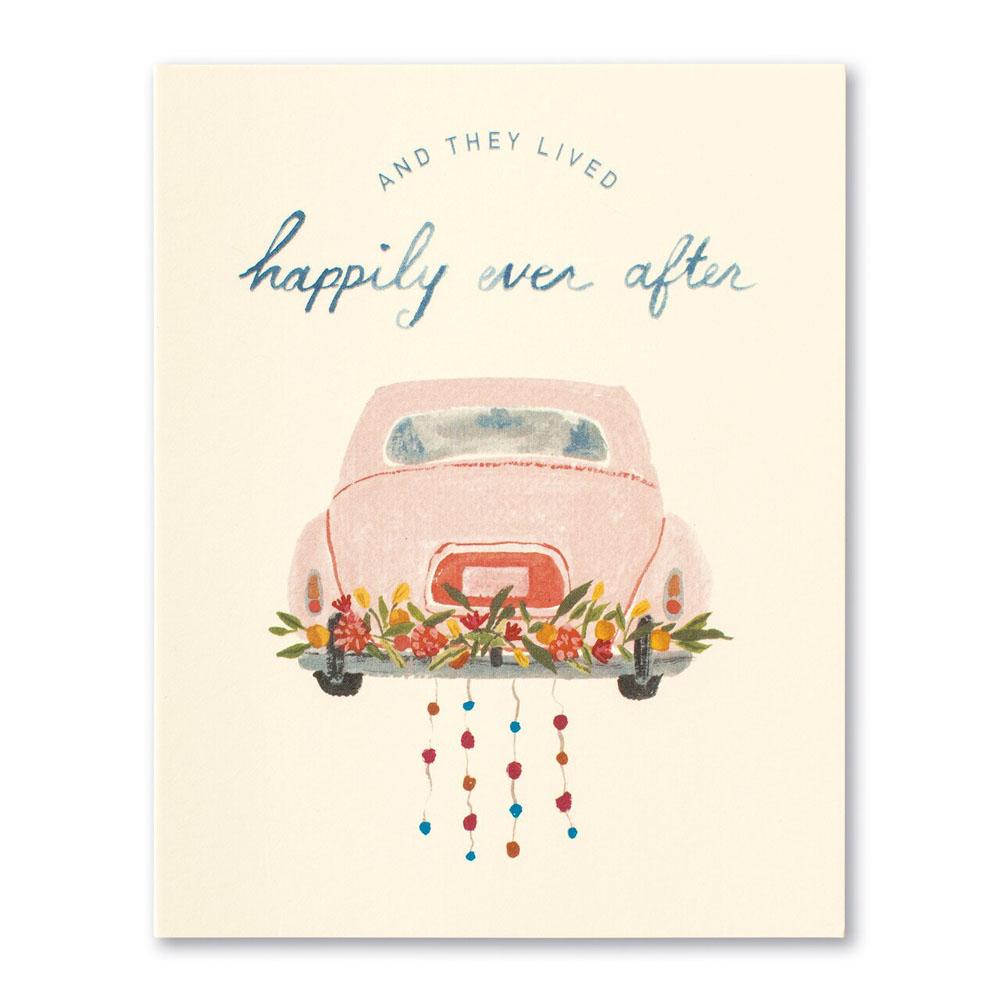  Wedding Card : And They Lived Happily