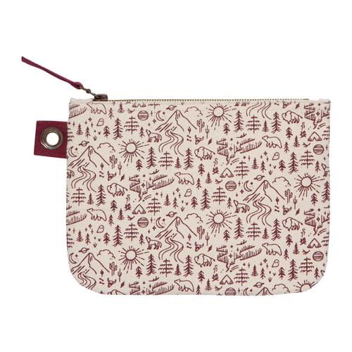 Large Zipper Pouch: Stay Wild