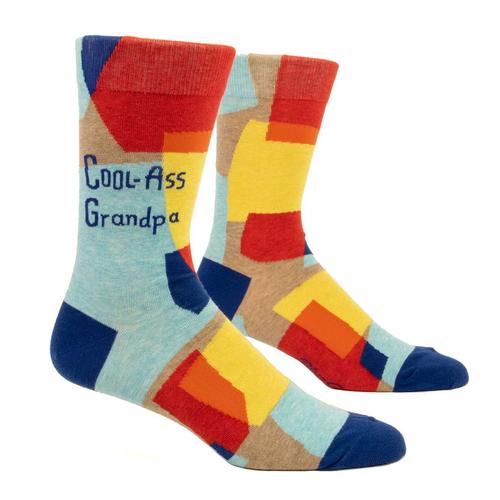 Men's Crew Socks: Cool-Ass Grandpa