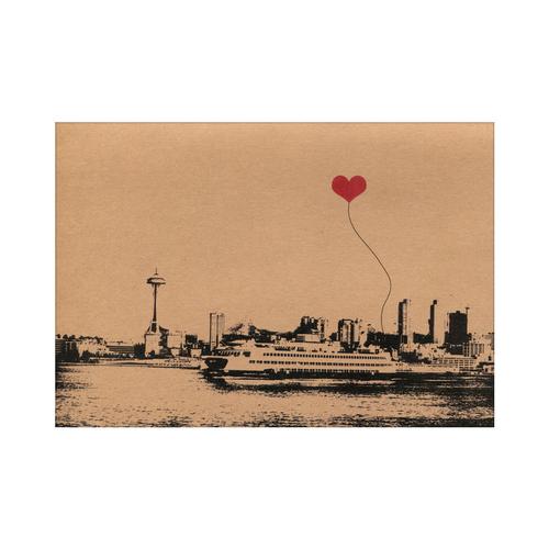 Seattle Greeting Card: Ferry