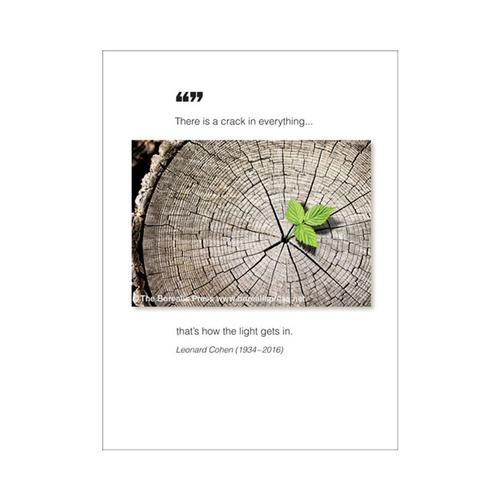 Greeting Card: There Is a Crack