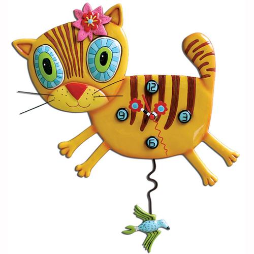 Pendulum Clock: Kimi Kitty Cat