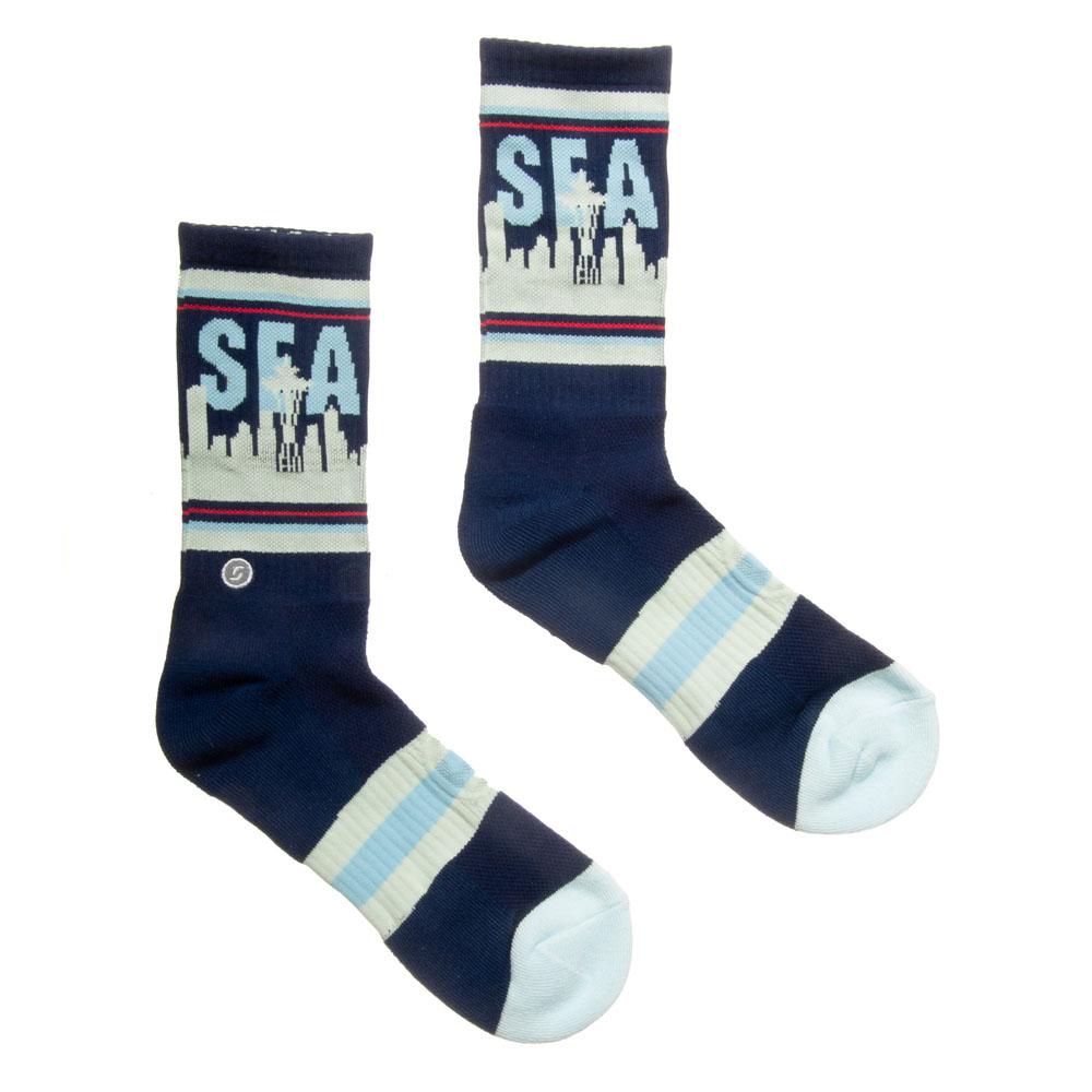  Skyline Socks : Seattle/Deep Blue (Kraken)