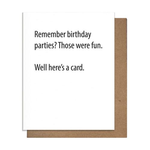 Greeting Card: Remember Birthdays