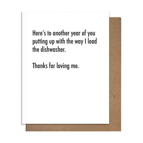 Greeting Card: Dishwasher
