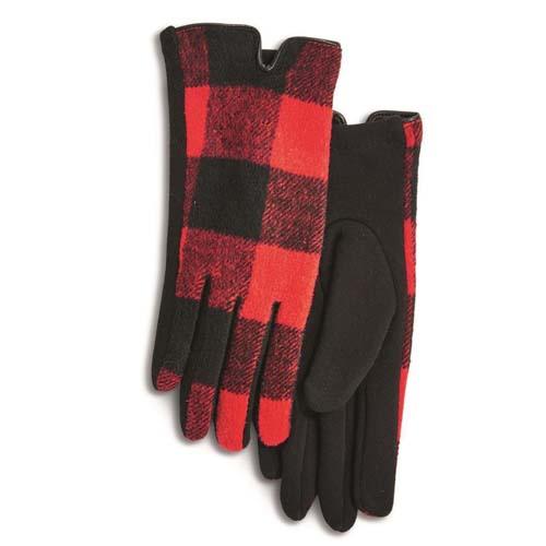 Winter Vibes Gloves: Black/Red