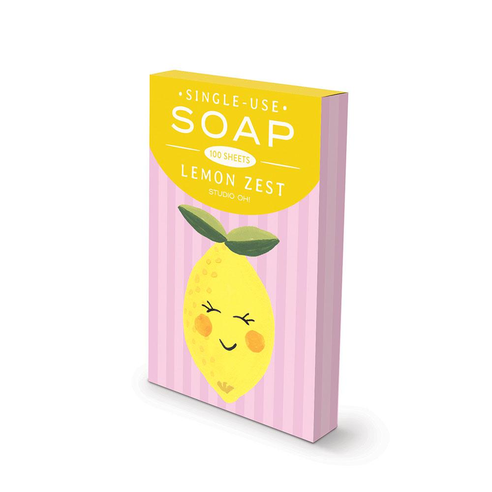  Single- Use Soap Sheets : Citrus Bliss