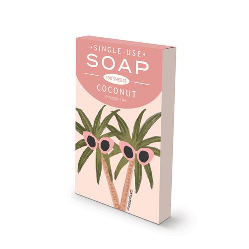 Single-Use Soap Sheets: Sunny Palms