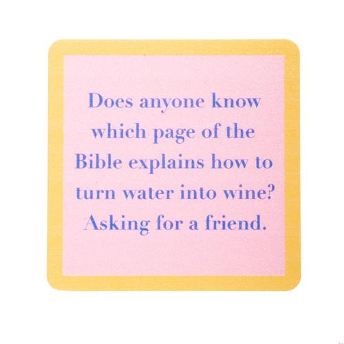 Coaster: Page in the Bible