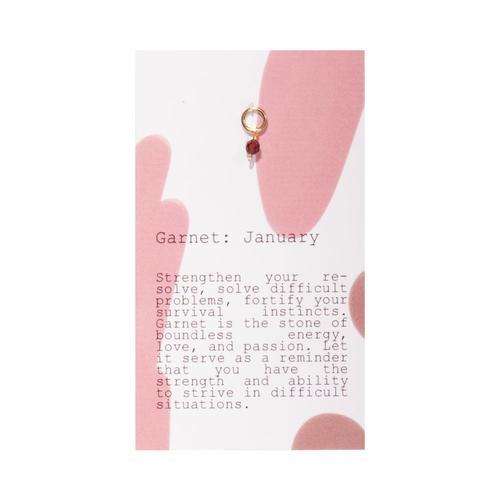 One Love Charm: Garnet/January