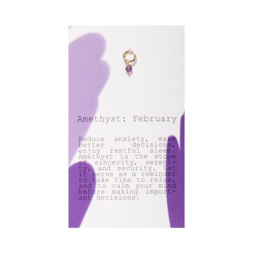 One Love Charm: Amethyst/February