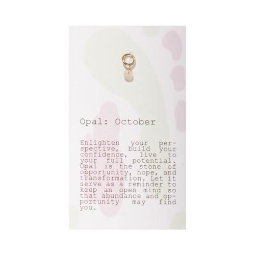 One Love Charm: Opal/October
