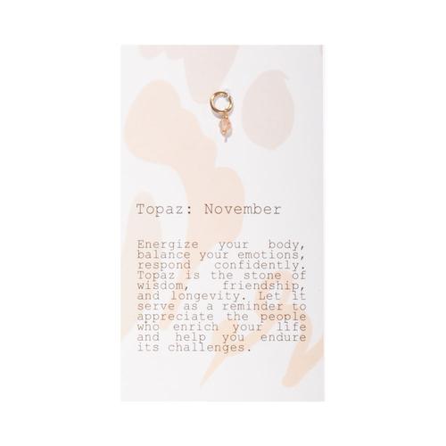 One Love Charm: Topaz/Novemeber