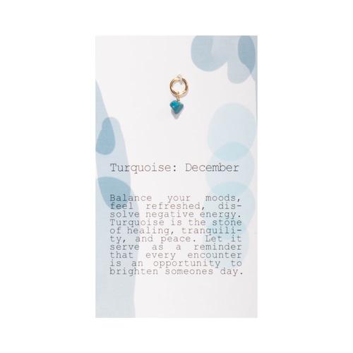 One Love Charm: Turquoise/December