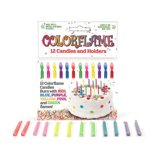 Colorflame Birthday Candles