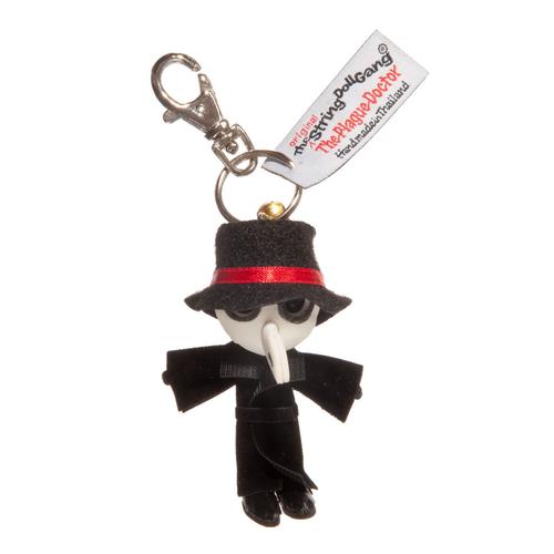 String Doll Keychain: Plague Doctor