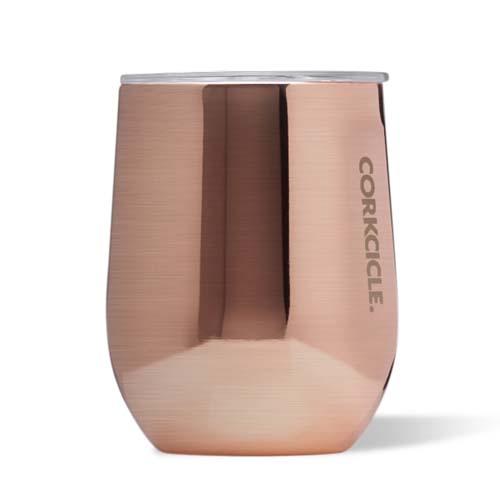 Stemless Thermal Wineglass: Copper