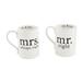  Mr.& Mrs.Right Mug Set