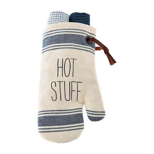 Oven Mitt/Towel Set: Hot Stuff