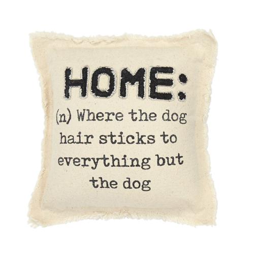 Dog Sentiment Pillow: Home