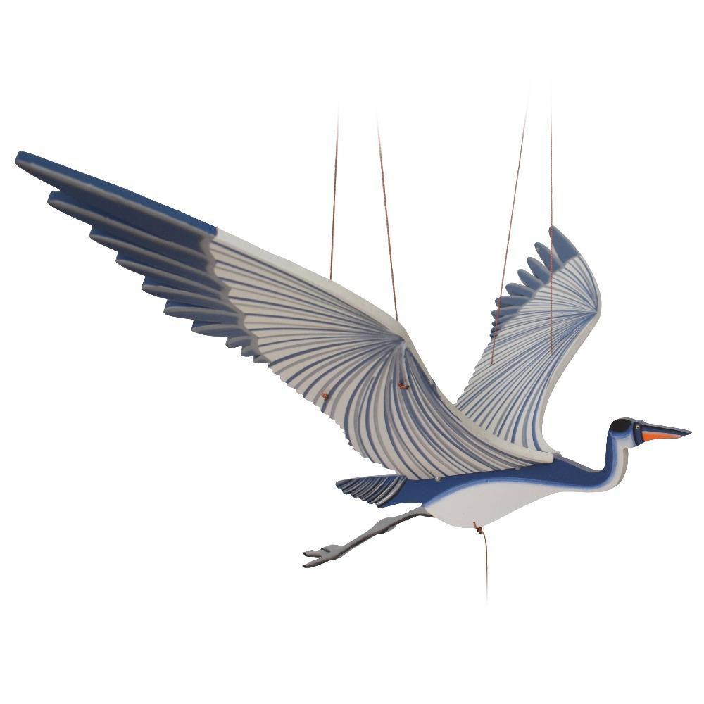  Flying Bird Mobile : Blue Heron