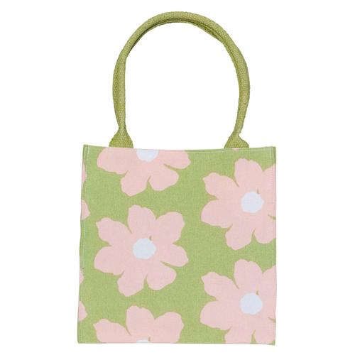 Itsy Bitsy Tote: Petals Lime