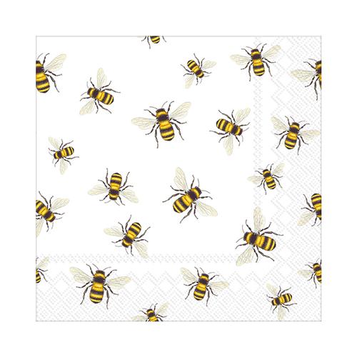 Rosanne Beck Cocktail Napkins: Save the Bees!