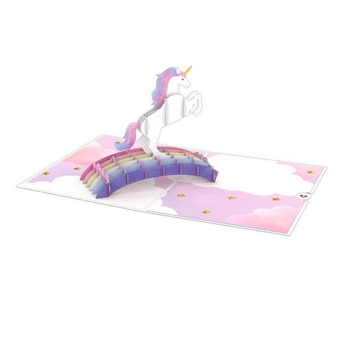 3D Card: Encouragement Unicorn