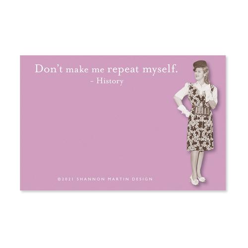 Sticky Notes: Repeat Myself
