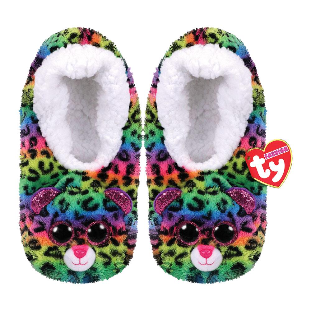  Beanie Boo Slippers : Dotty (Leopard Slippers)