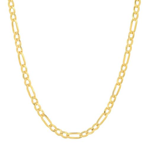 Figaro Chain Necklace: Gold