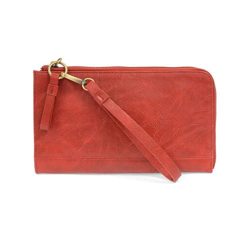Karina Convertible Wristlet/Wallet: Red