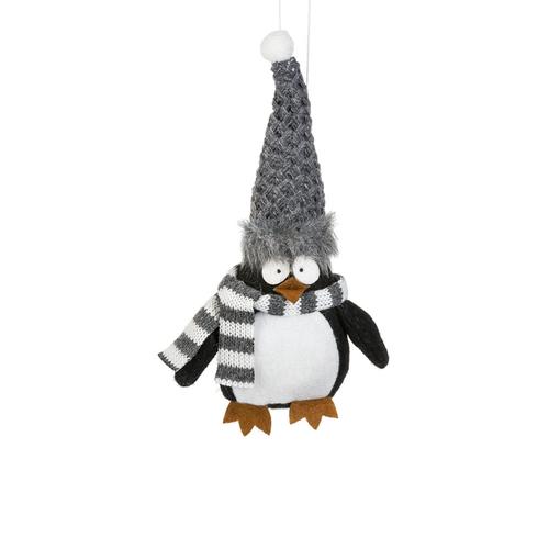 Penguin w/Scarf Ornament