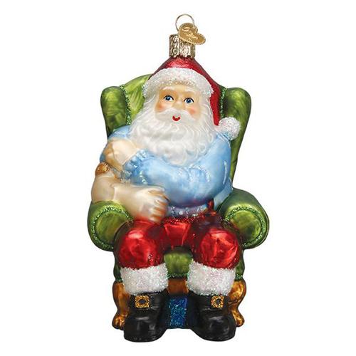 Santa Claus COVID Vaccinated Ornament