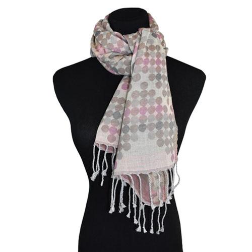 Highspire Dotted Scarf: Pink