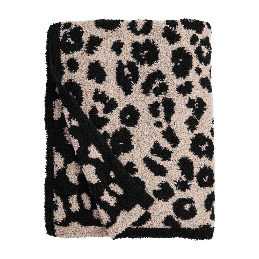  Leopard Blanket : Tan