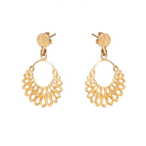 Filigree Earring: Gold