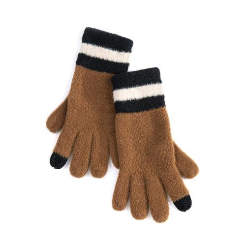Riley Touchscreen Gloves: Caramel