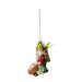  Santa Gnome W/Wheelbarrow Ornament
